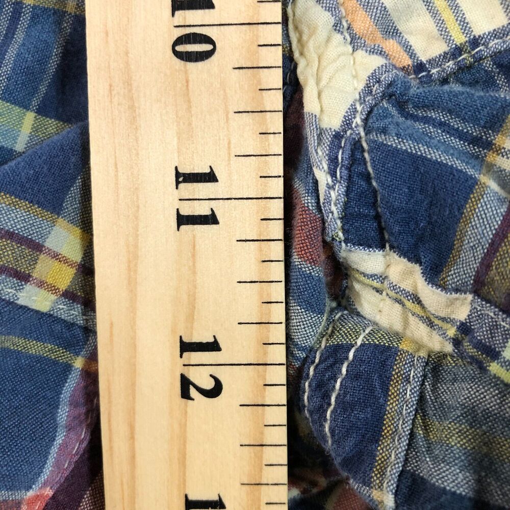 J. Crew Shorts Mens 35 Plaid Chino Drawstring Flat Front Preppy Outdoor Casual - Picture 8 of 9